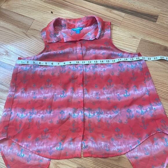 L’Amour Nanette Leopore
Sleeveless Anchor Top With Open Back Size XS - Picture 6 of 7